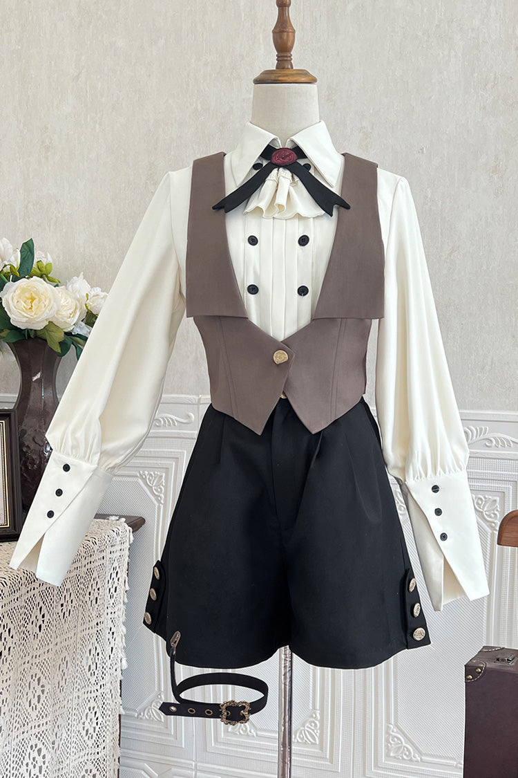 Chocolate Handsome Ouji Vest - Little Detective