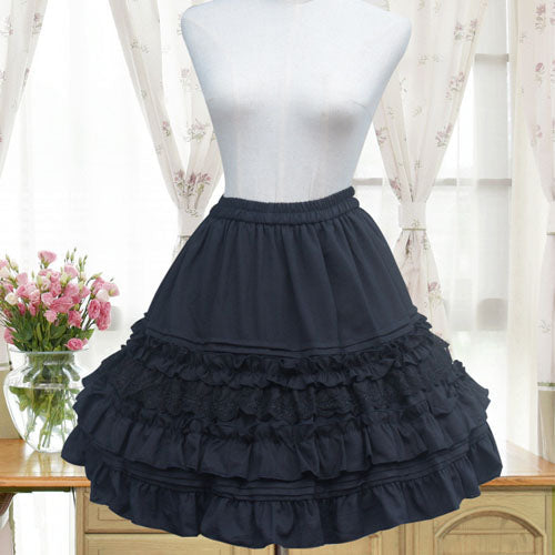 Vintage Palace Cambric Chiffon Lolita Petticoat