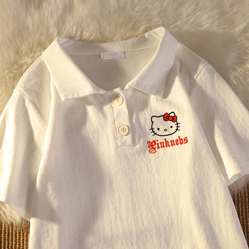 Kitty Cute Polo Shirt Top KI720