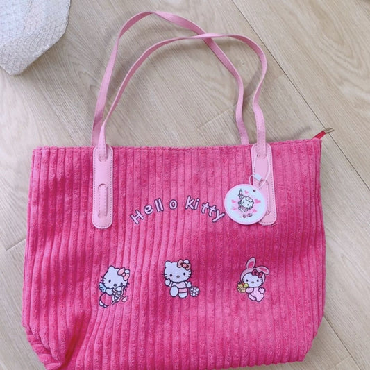 Sac fourre-tout à motif de chat mignon KI297