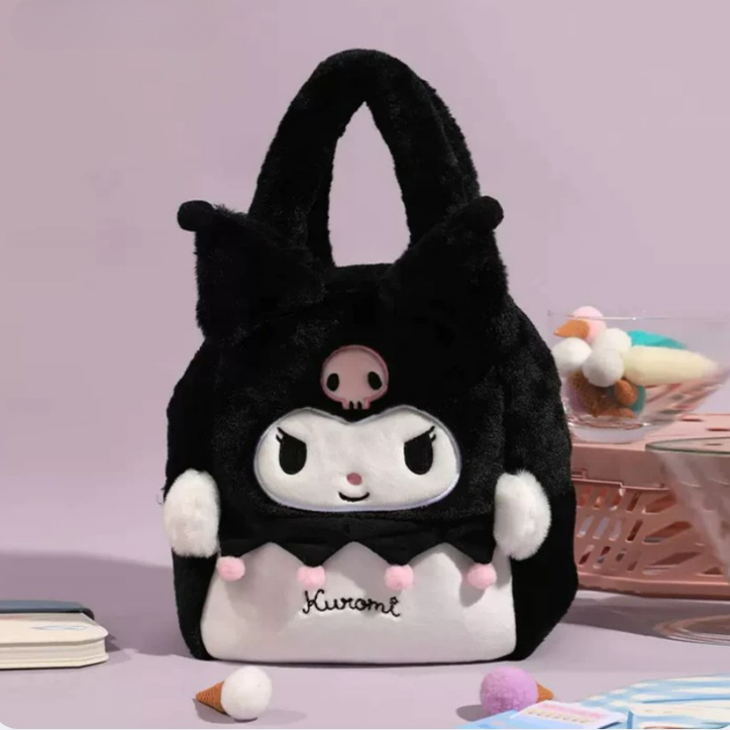 Sac à bandoulière en peluche avec personnage - Lovesickdoe