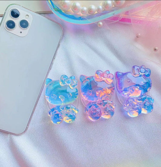 Kitty Holographic Phone Grip