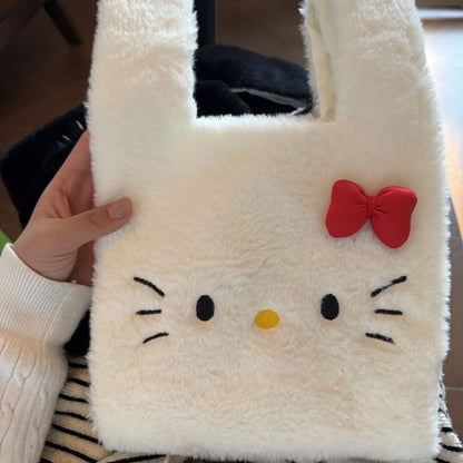 Kitty Face Fuzzy Bag