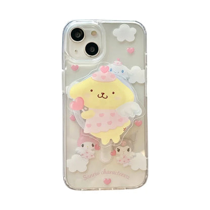 Cartoon Angelic Series iPhone Case with Grip