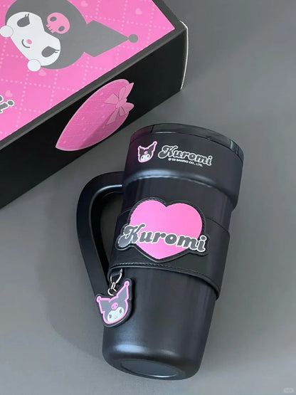 Kawaii Kitty Heart Stainless Steel Bottle