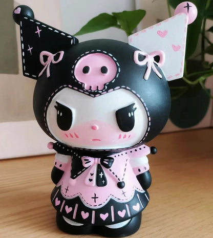 Cartoon DIY Painting Piggy Bank with 12 Colors