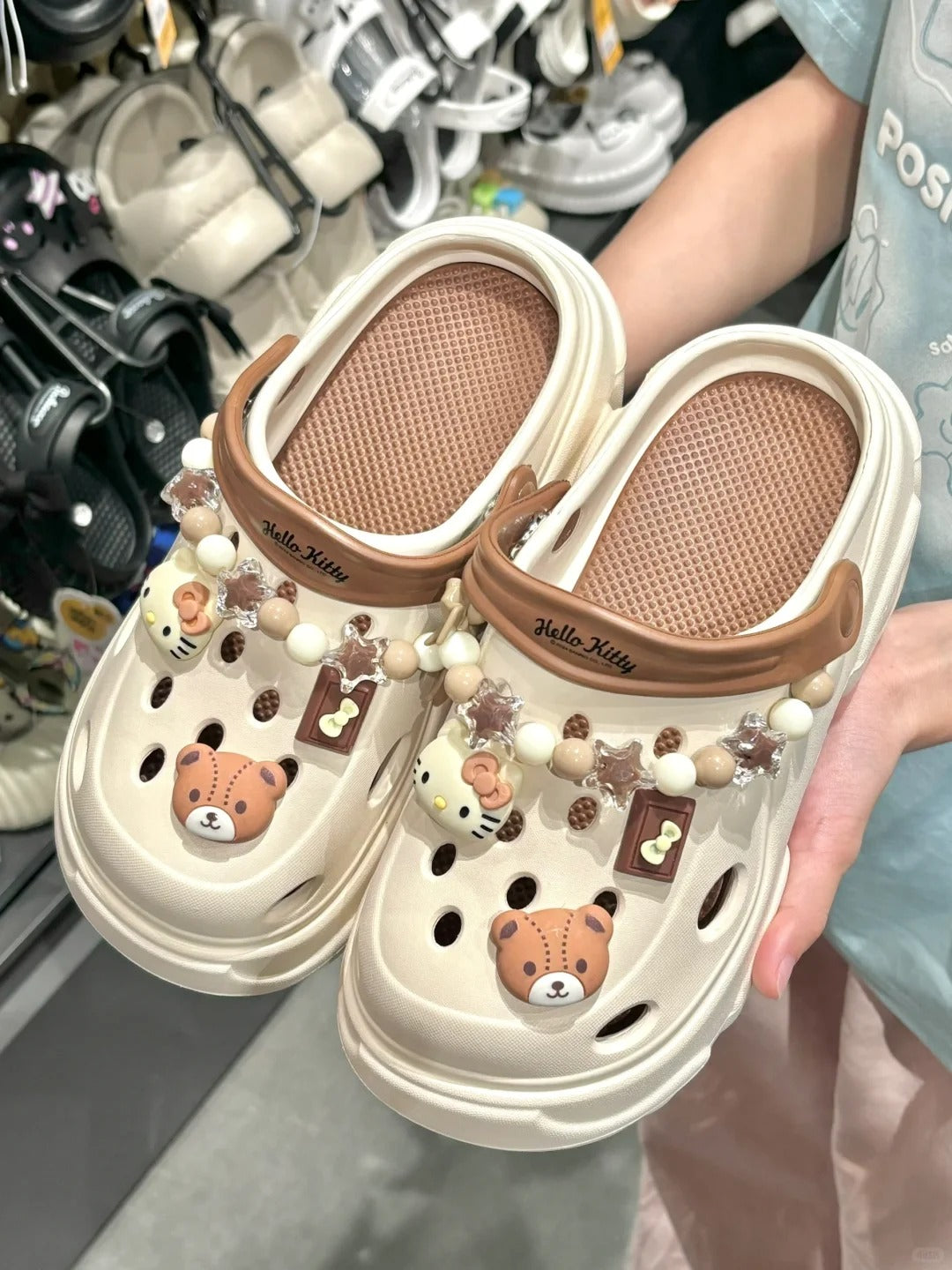 Kawaii Clogs Plateauschuhe Sandale