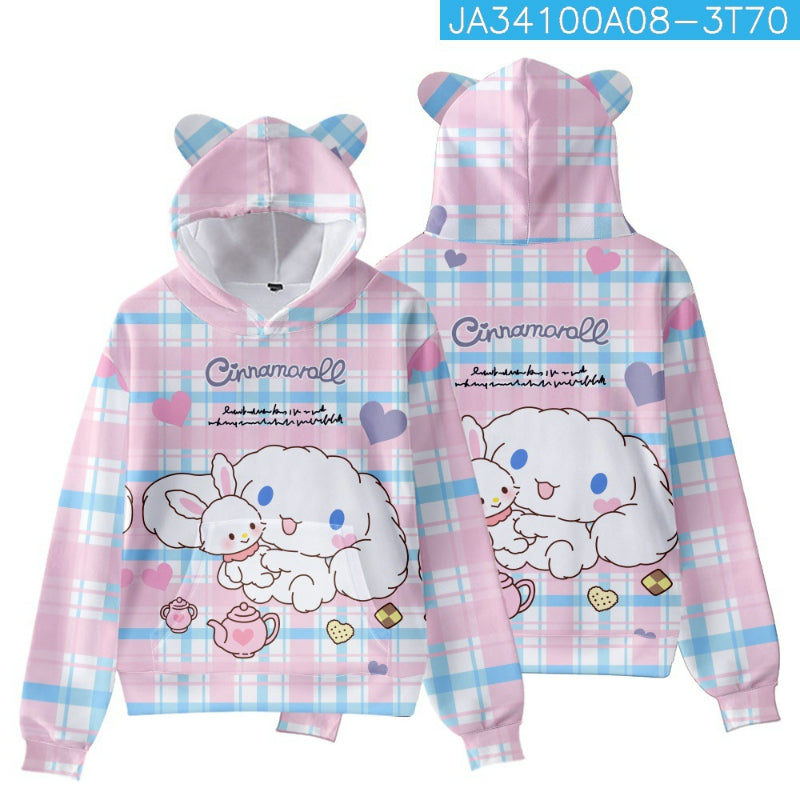 Pull à capuche pour enfants Kawaii Cinna KI599