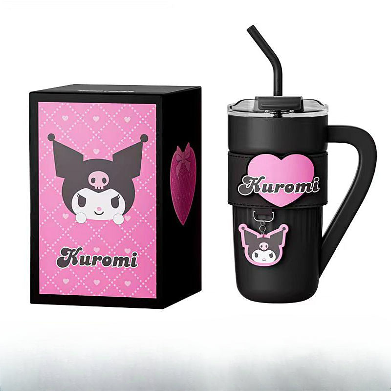 Niedliche Kitty Thermos Doppel-Trinkbecher KI543