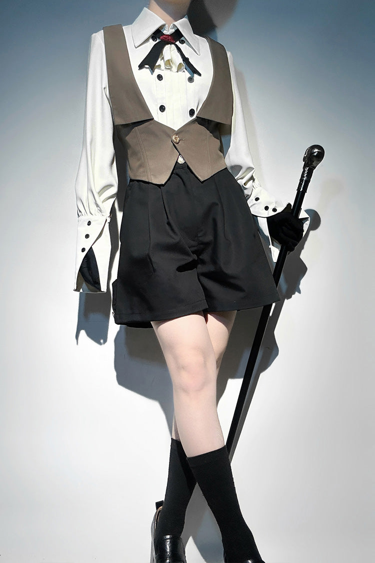 Chocolate Handsome Ouji Vest - Little Detective