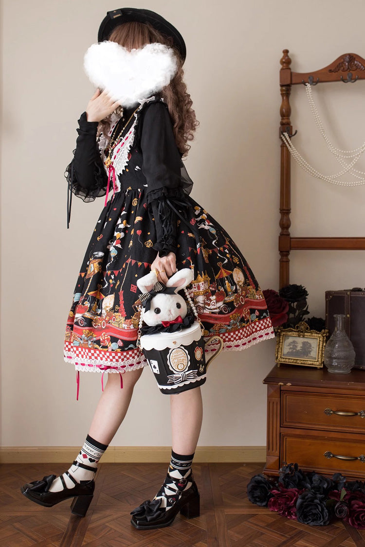 Adorable Teacup Bunny Bow Crossbody - Sweet Lolita Bag in 5 Hues