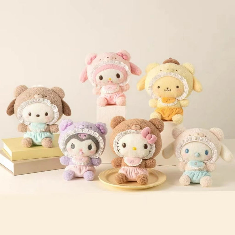 Poupée en peluche de la série Latte Bear Baby KI688