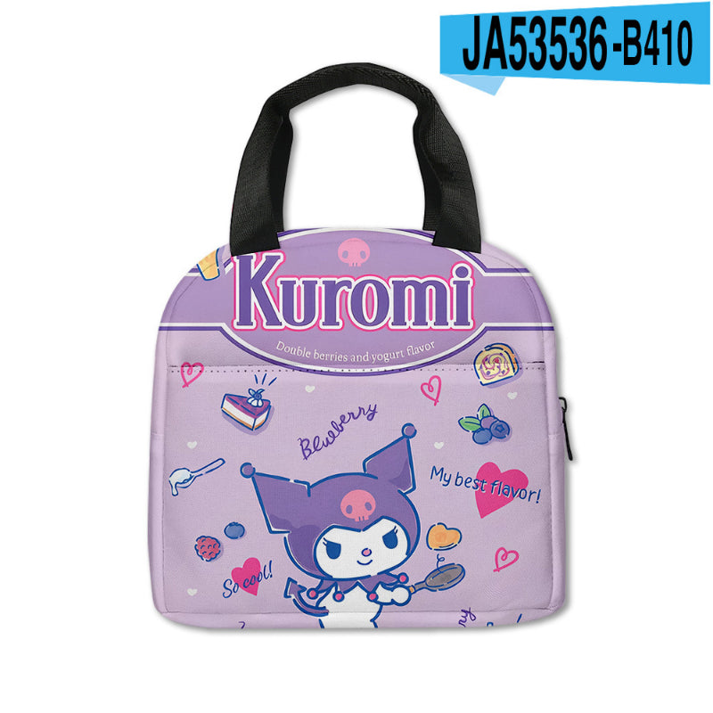 Sac de pique-nique imprimé Kawaii Kuro KI600