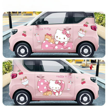 Cartoon Kitty Car Stickers KI404