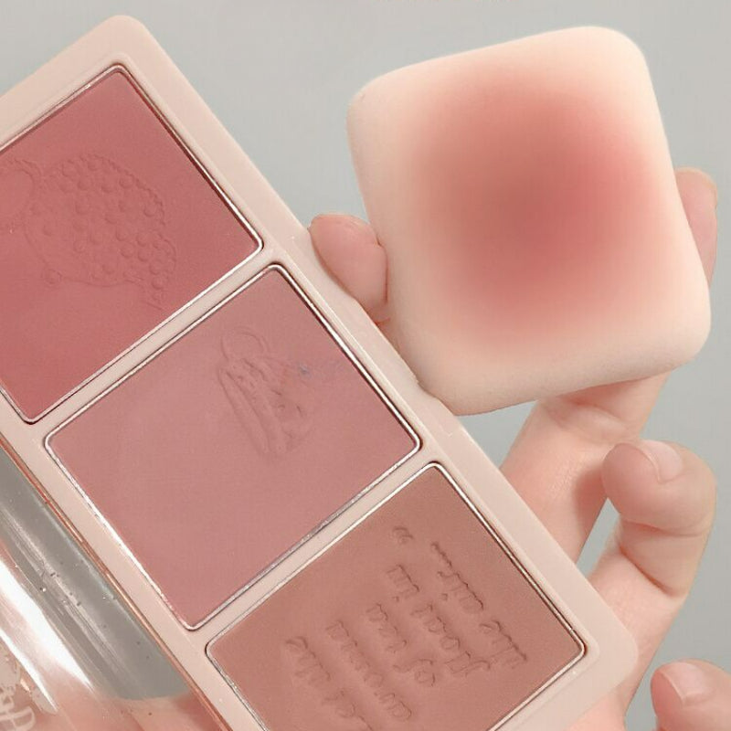 Tri-color Blush Eyeshadow Palette - Kimi