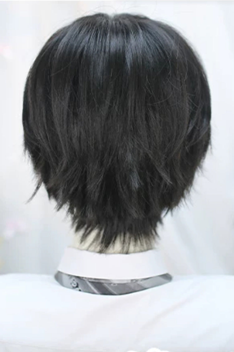 Korean Daily Cool Fluffy Short Lolita Wig in Black