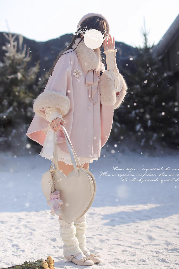 Bella Single Breasted Woolen Coat, Long Sleeves Sweet Lolita Princess Style