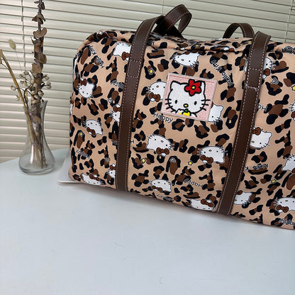Kitty Leopard Travel Bag