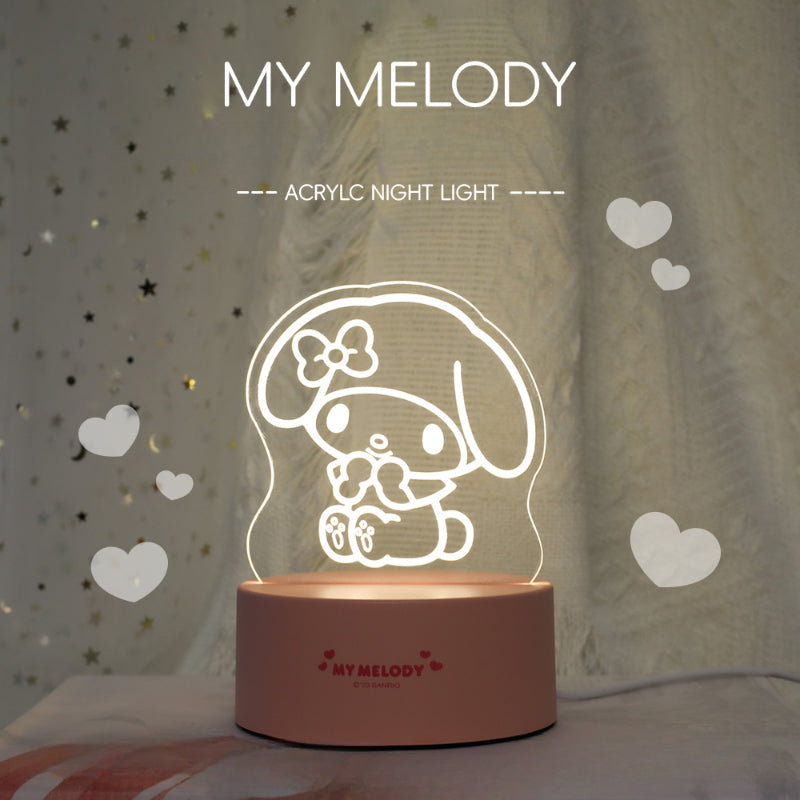 Cartoon Acrylic Nightlight - Lovesickdoe