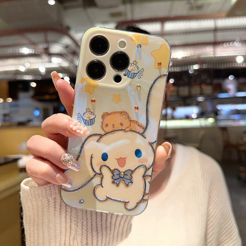 Cartoon Rhinestones Phone Case KI490