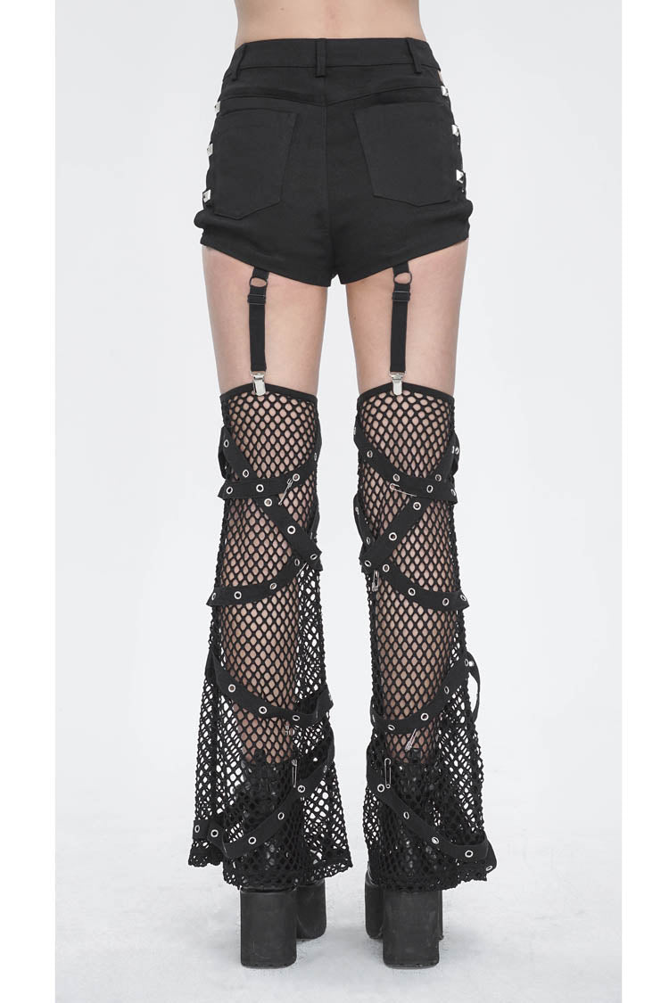 Steampunk Shorts with Side Cutout Design