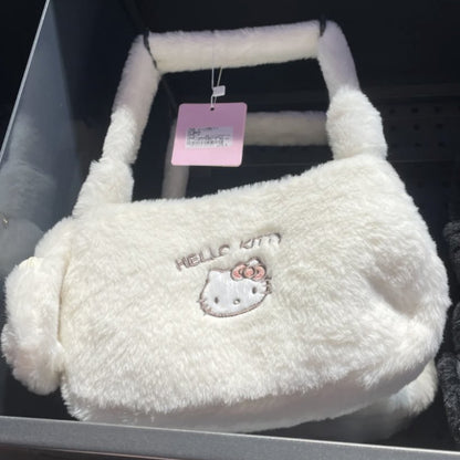 Sac à bandoulière en peluche Kitty KI377