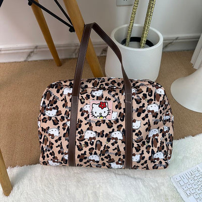 Kitty Leopard Travel Bag