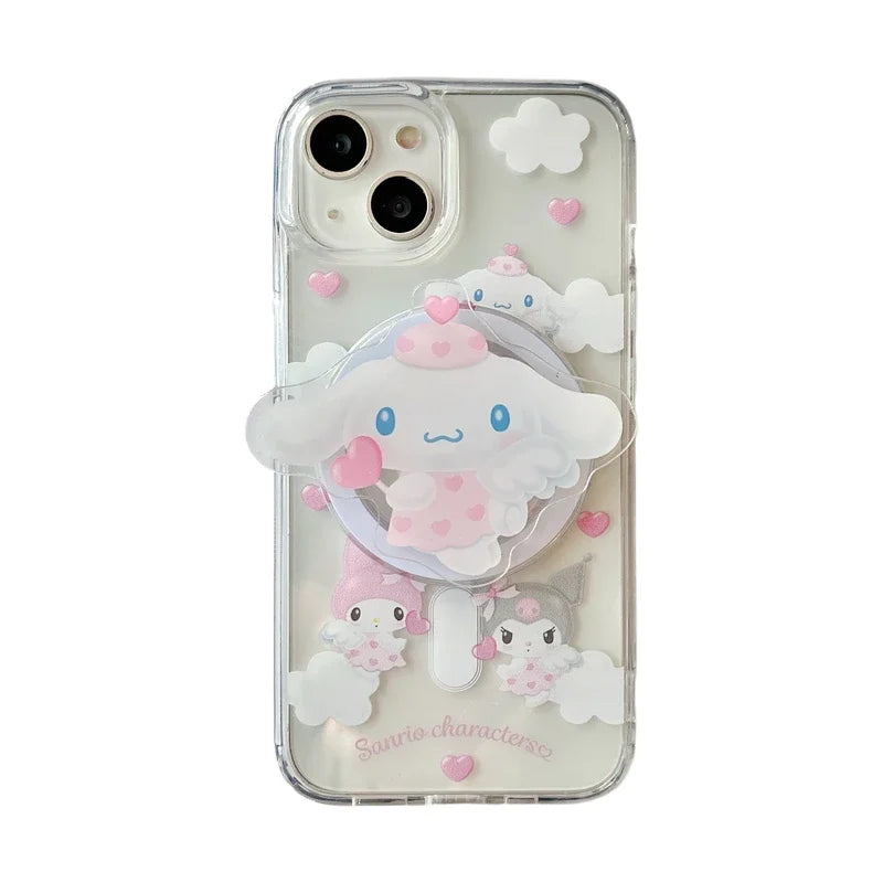 Cartoon Angelic Series iPhone Case with Grip