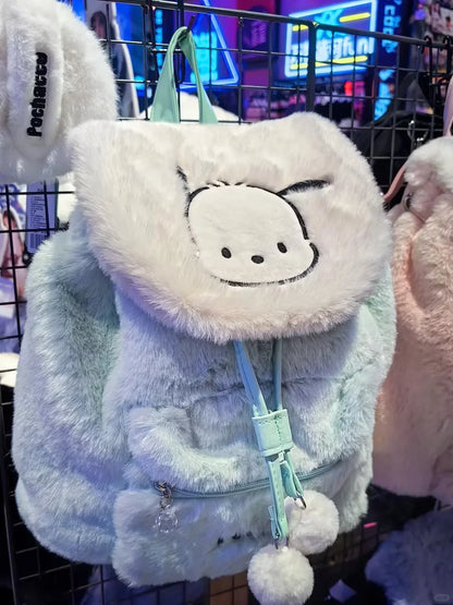 Flauschiger Kawaii-Rucksack