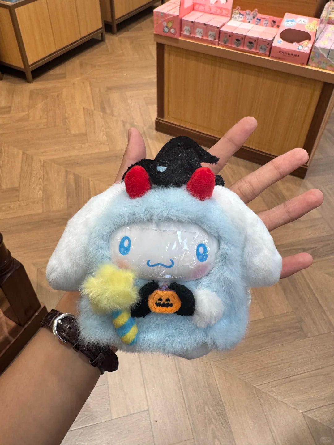 blind themed Ghostie Doll Vinyl Plush Halloween box