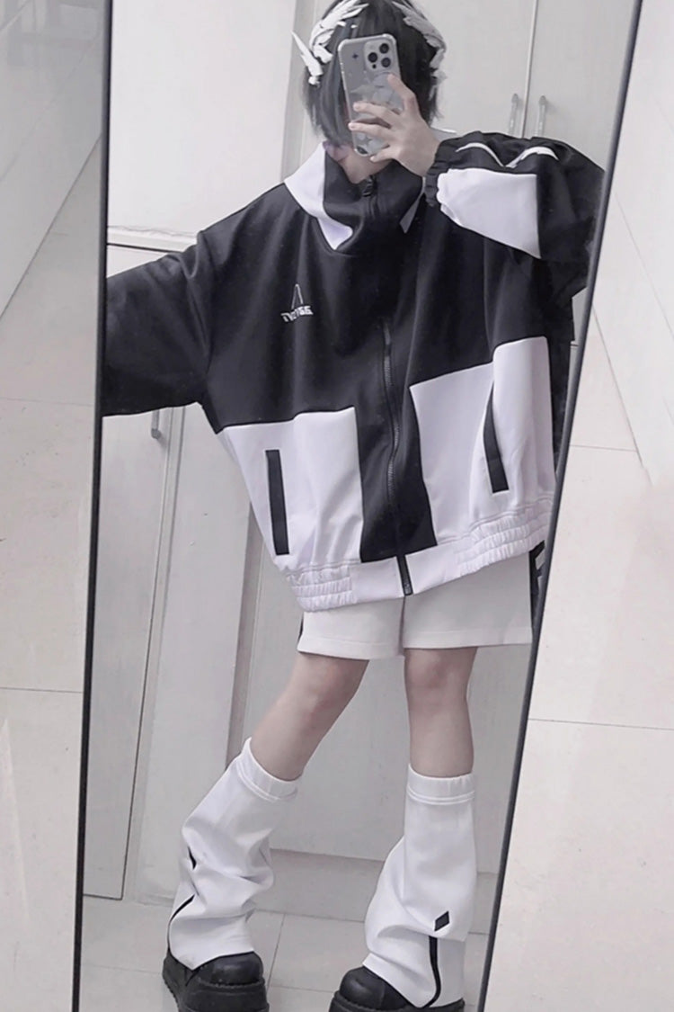 Cute Long-Sleeve Printed Jirai Kei Blazer - 2 Variants