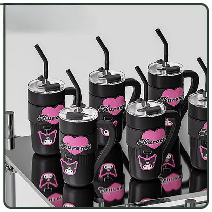 Niedliche Kitty Thermos Doppel-Trinkbecher KI543