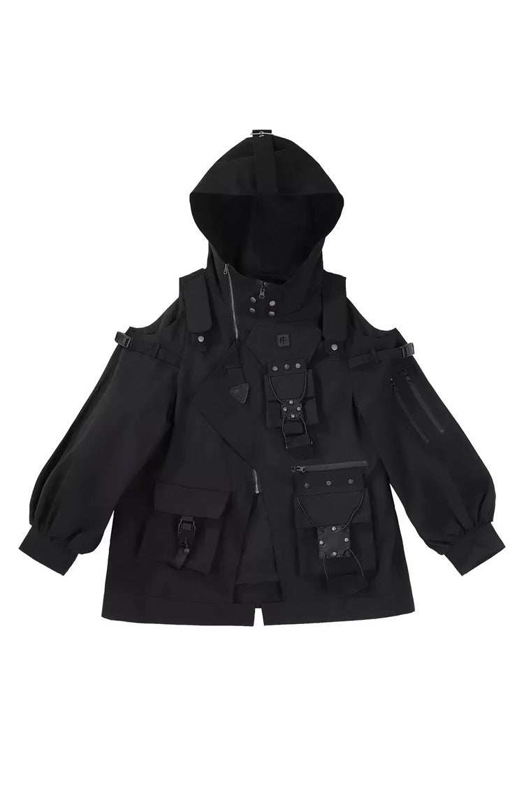 Techwear Hooded Ouji Gothic Set