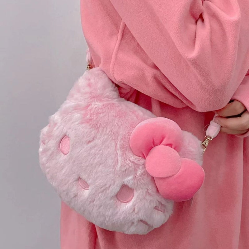 Sac à main en peluche Pink Kitty - Lovesickdoe