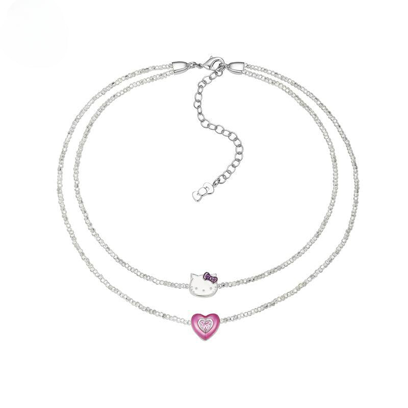 Collier Chaton et Amour KI356