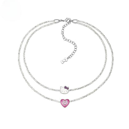 Collier Chaton et Amour KI356