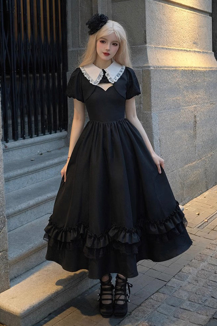 Gothic Lolita JSK Dress with Jacquard Pattern