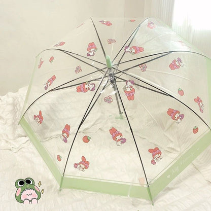 Cartoon Melo Transparent Matt Regenschirm KI555