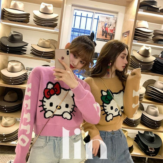 Cute Kitty Loose Sweater KI239