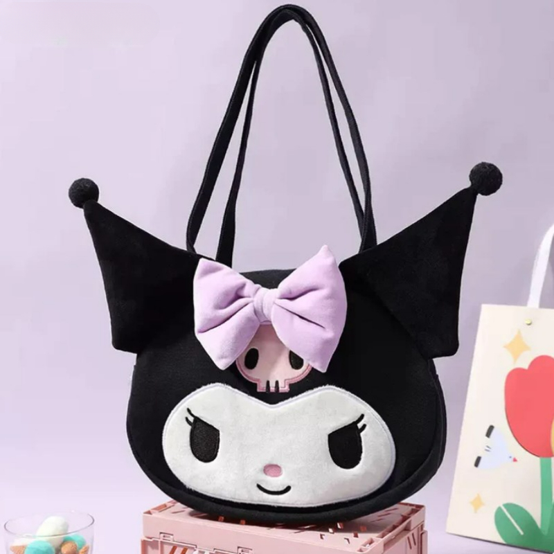 Sac à bandoulière en peluche avec personnage - Lovesickdoe