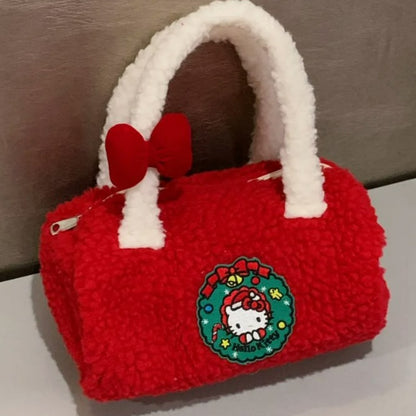 Sac à main de Noël en peluche Kitty KI324