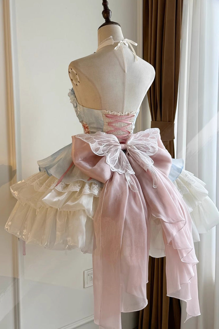 Divine Vow Sleeveless Multi-Ruffle Elegant Princess Lolita Gown - 3 Colors