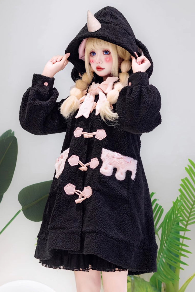 Unicorn Bowknot Long Coat with Long Sleeves for Sweet Lolita Style