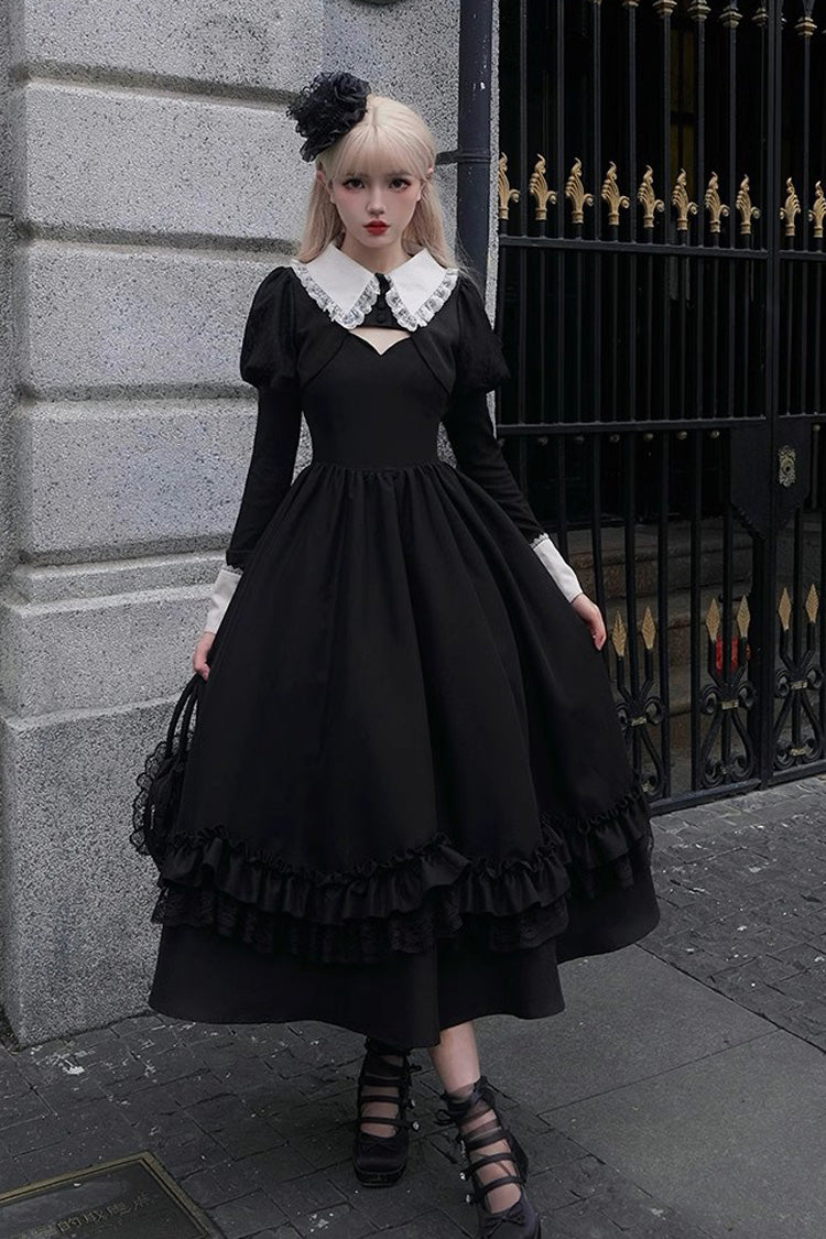 Gothic Lolita JSK Dress with Jacquard Pattern