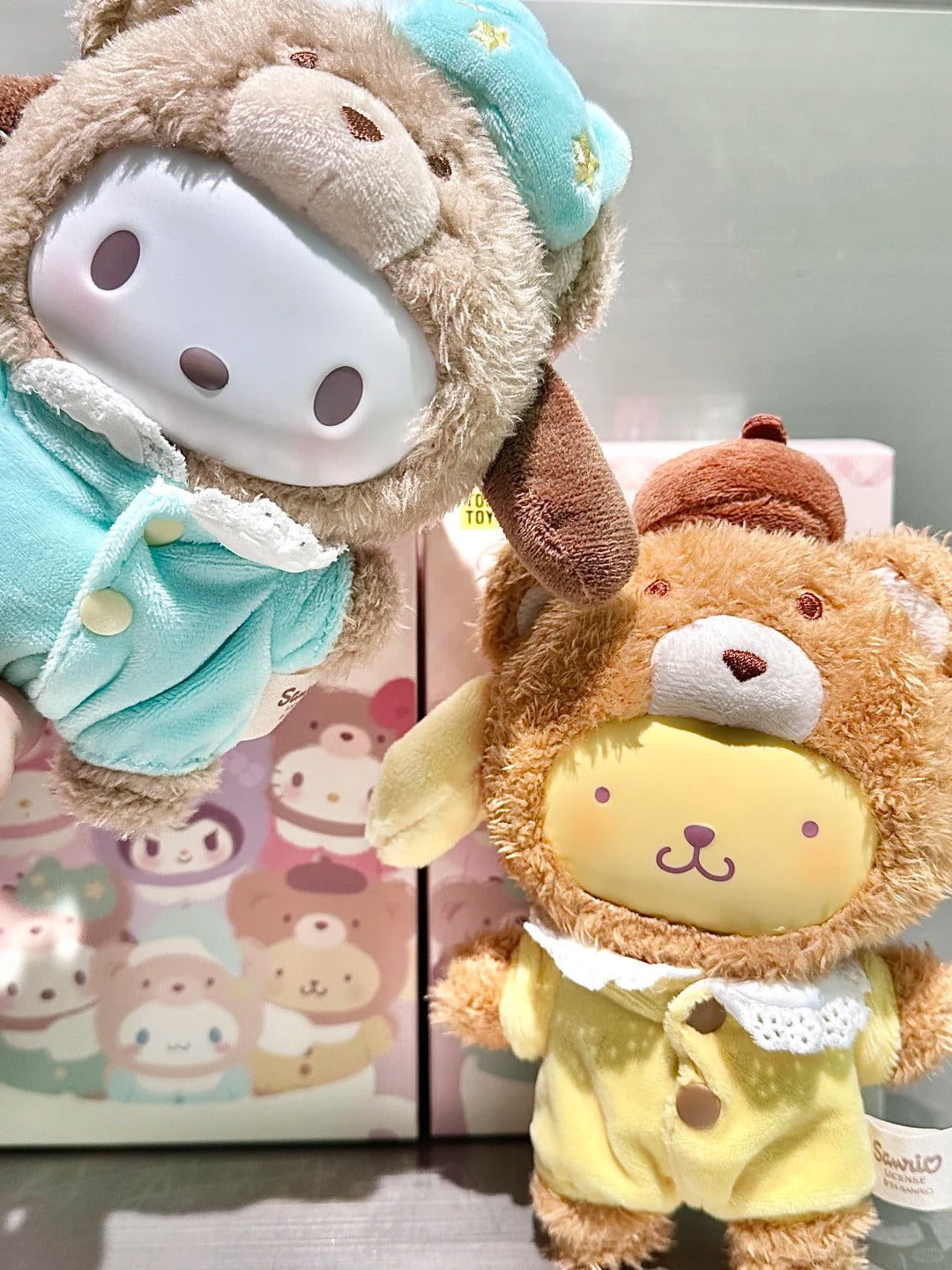 Boîte aveugle Kawaii Peluche Caramel Poupée Peluche Pendentifs