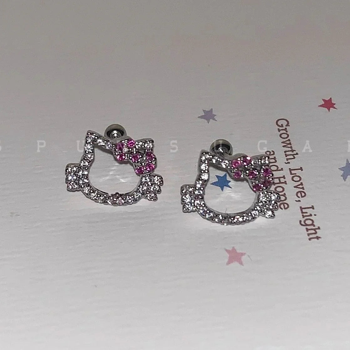 Sparkling Kitty Whisper Ear Cuff Set