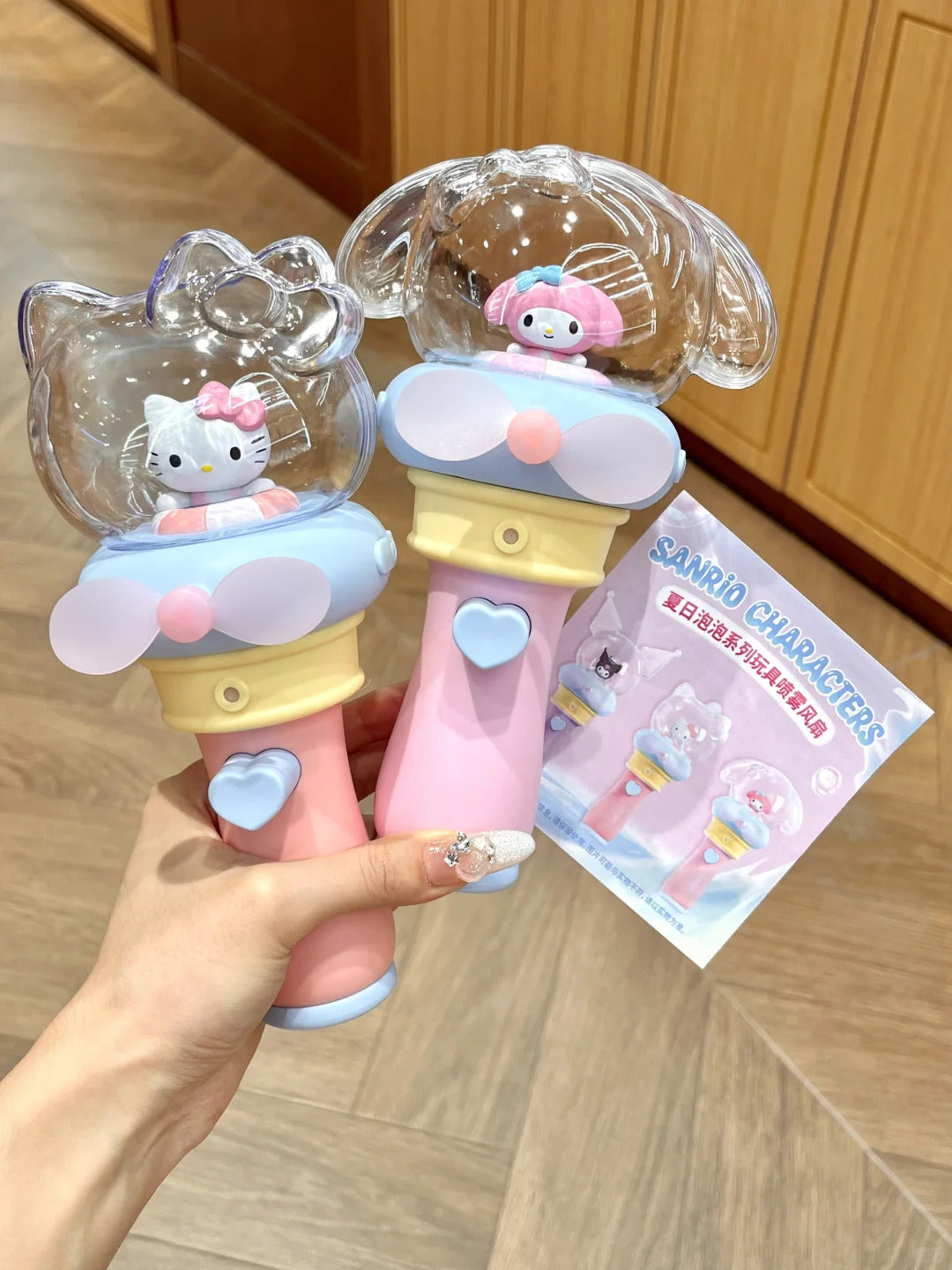 Summer Bubble Serles Spray Fan