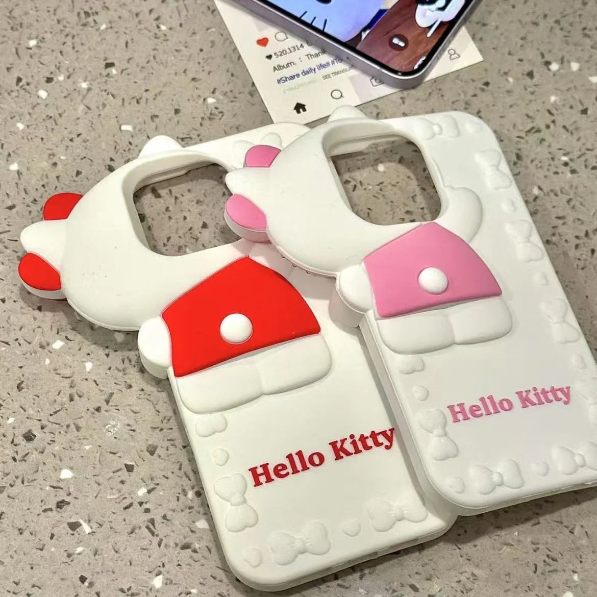 Kitty Hide-and-Seek Paradise Silicone Phone Case