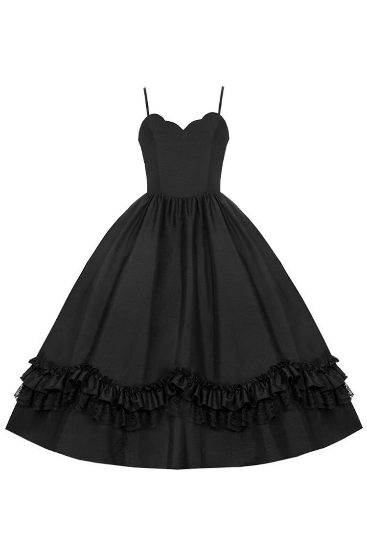 Gothic Lolita JSK Dress with Jacquard Pattern