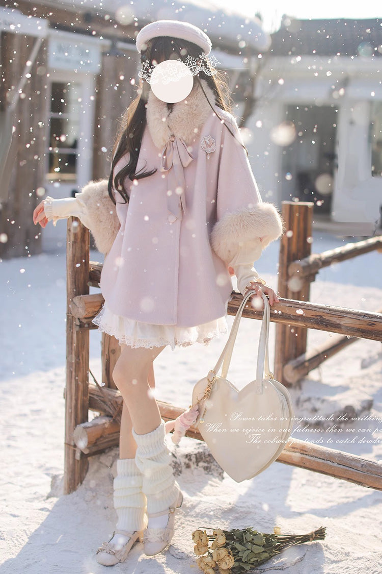 Bella Single Breasted Woolen Coat, Long Sleeves Sweet Lolita Princess Style